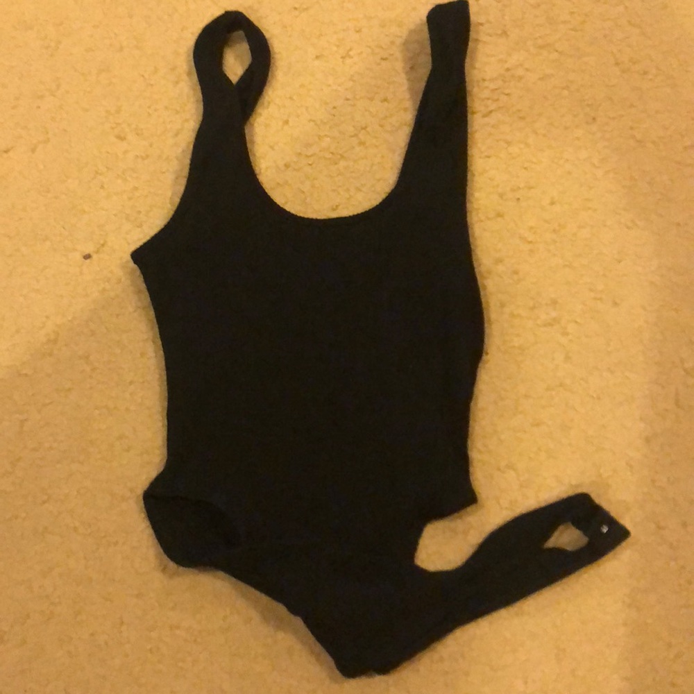 Black Tank Top Body Suit